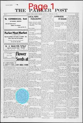 Page thumbnail for The Parker Post