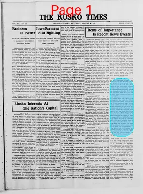 Page thumbnail for The Kusko Times