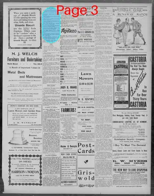 Page thumbnail for The Bennington Evening Banner
