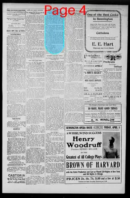 Page thumbnail for The Bennington Evening Banner