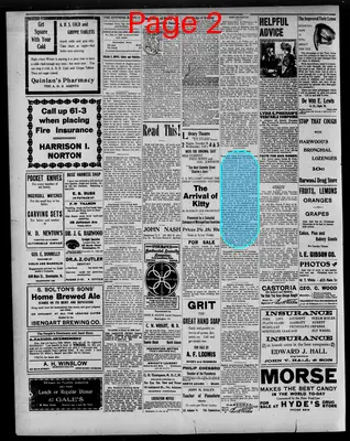 Page thumbnail for The Bennington Evening Banner
