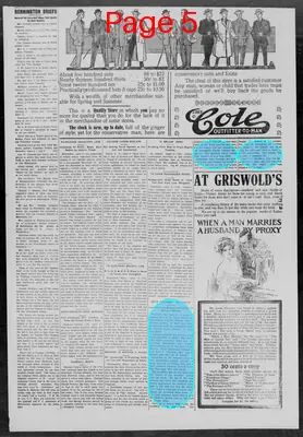 Page thumbnail for The Bennington Evening Banner