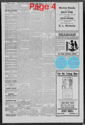Page thumbnail for The Bennington Evening Banner