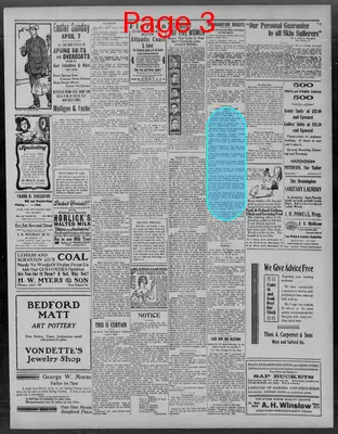 Page thumbnail for The Bennington Evening Banner