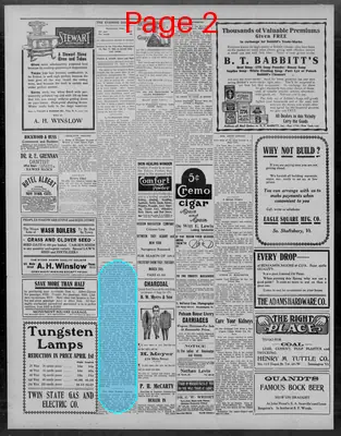 Page thumbnail for The Bennington Evening Banner