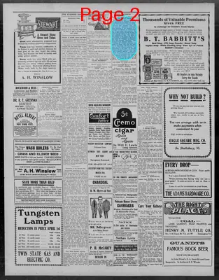 Page thumbnail for The Bennington Evening Banner