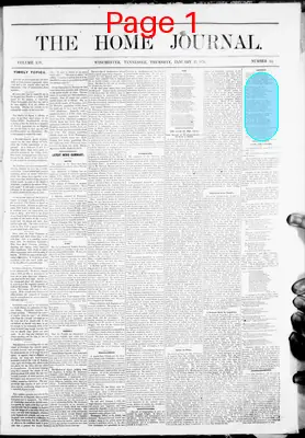 Page thumbnail for The Home Journal
