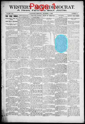 Page thumbnail for Western News Democrat