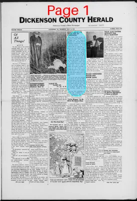 Page thumbnail for Dickenson County Herald