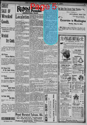 Page thumbnail for The Roanoke Daily Times