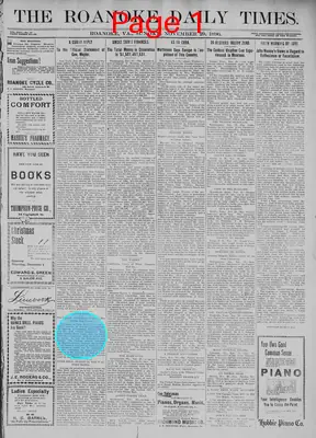 Page thumbnail for The Roanoke Daily Times
