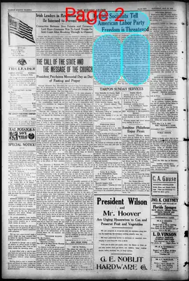 Page thumbnail for The Evening Leader