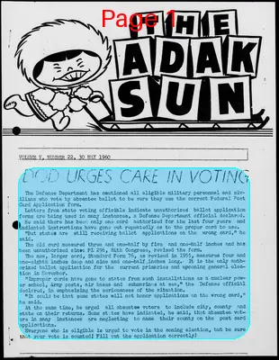 Page thumbnail for The Adak Sun