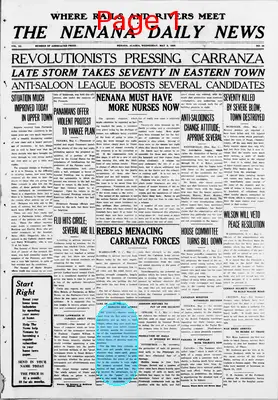 Page thumbnail for The Nenana Daily News