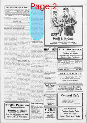 Page thumbnail for The Nenana News
