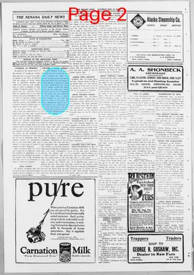 Page thumbnail for The Nenana News