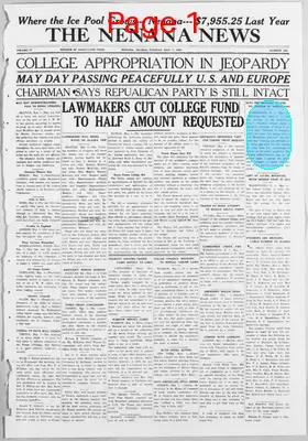 Page thumbnail for The Nenana News