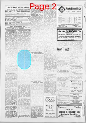 Page thumbnail for The Nenana News