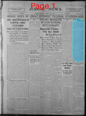 Page thumbnail for Jerome News