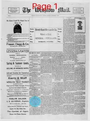 Page thumbnail for The Winslow Mail