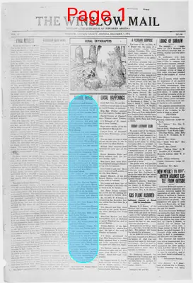 Page thumbnail for The Winslow Mail