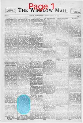 Page thumbnail for The Winslow Mail
