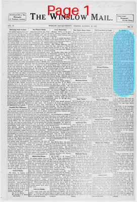 Page thumbnail for The Winslow Mail
