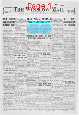 Page thumbnail for The Winslow Mail