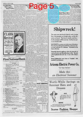 Page thumbnail for The Winslow Mail