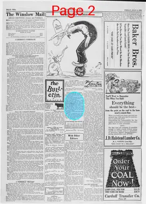 Page thumbnail for The Winslow Mail