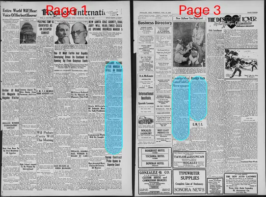 Page thumbnail for Nogales International