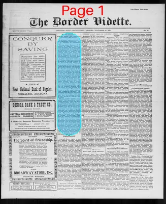 Page thumbnail for The Border Vidette