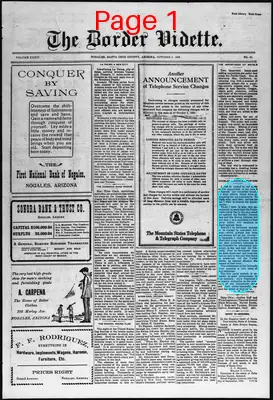 Page thumbnail for The Border Vidette