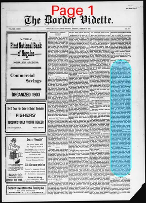 Page thumbnail for The Border Vidette