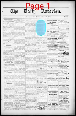 Page thumbnail for The Daily Astorian