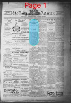 Page thumbnail for The Daily Morning Astorian