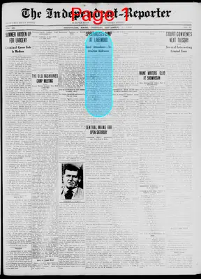 Page thumbnail for The Independent Reporter