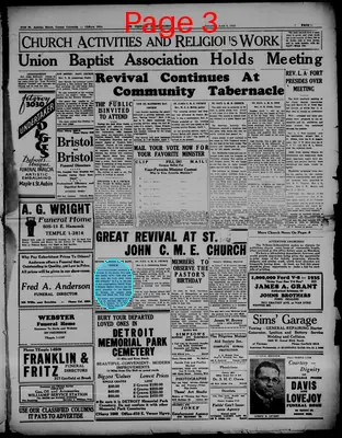 Page thumbnail for The Tribune Independent Of Michigan