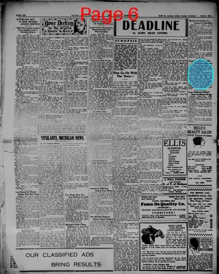 Page thumbnail for The Tribune Independent Of Michigan