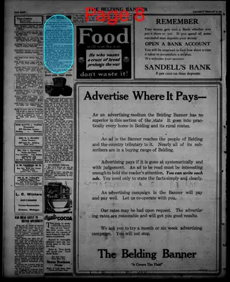 Page thumbnail for Belding Banner