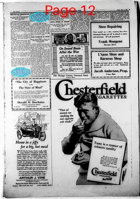 Page thumbnail for The L'anse Sentinel