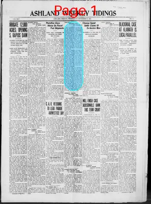 Page thumbnail for Ashland Weekly Tidings