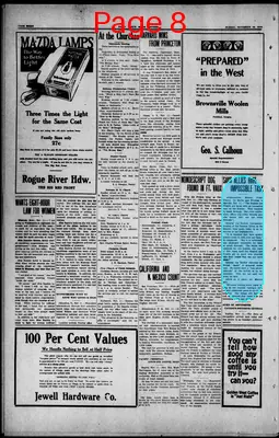 Page thumbnail for Rogue River Courier