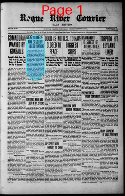 Page thumbnail for Rogue River Courier