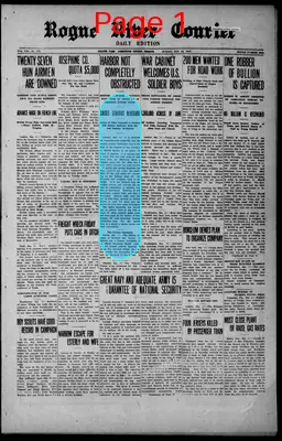 Page thumbnail for Rogue River Courier