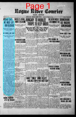 Page thumbnail for Rogue River Courier