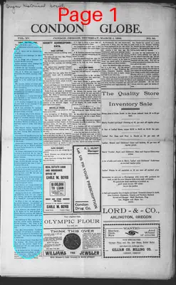Page thumbnail for Condon Globe