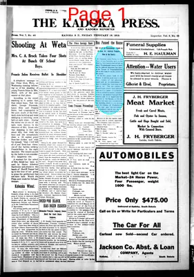 Page thumbnail for The Kadoka Press And Kadoka Reporter