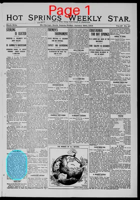 Page thumbnail for Hot Springs Weekly Star