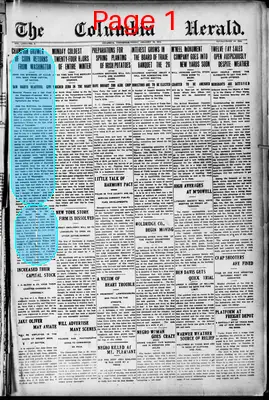 Page thumbnail for The Columbia Herald
